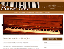 Tablet Screenshot of pianotom.net